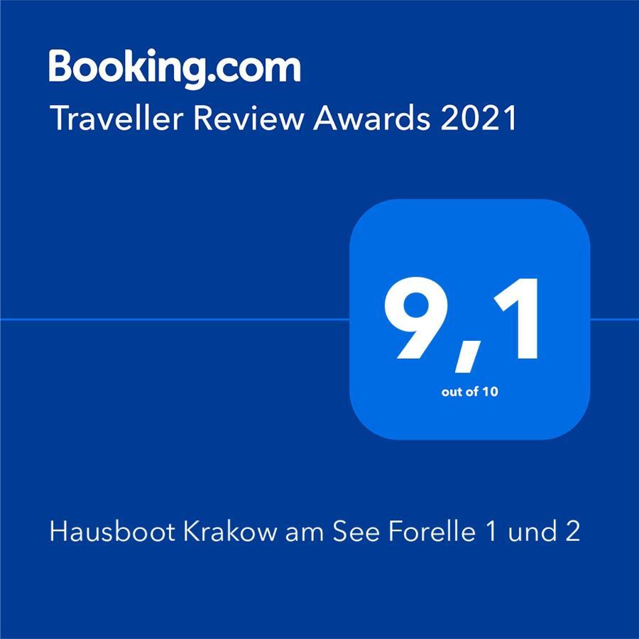 Hausboot Krakow Am See Forelle 1 Und 2 المظهر الخارجي الصورة